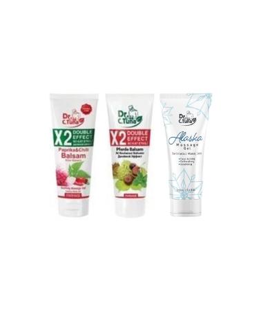 Farmasi Horse Chestnut 250 ml + Paprika & Chili 250ml + Alaska 210 ml Massage Gels
