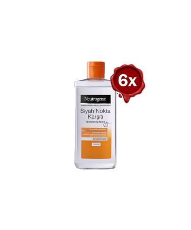 Neutrogena Visibly Clear Blackhead Cleansing Toner 200 Ml X 6