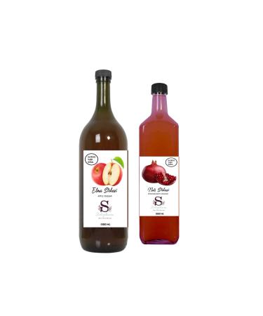 Suheylaana Natural Apple Vinegar 1500 Ml And Natural Pomegranate Vinegar 1000 Ml
