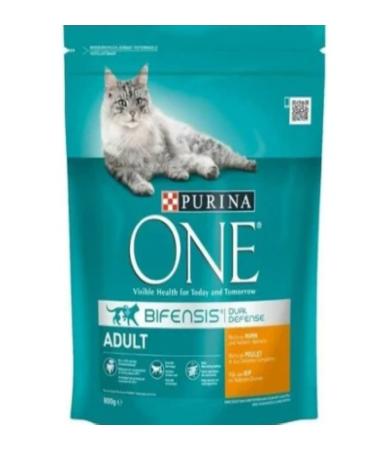 Purina One Adult Cat Chicken&whlg 800g N1 En