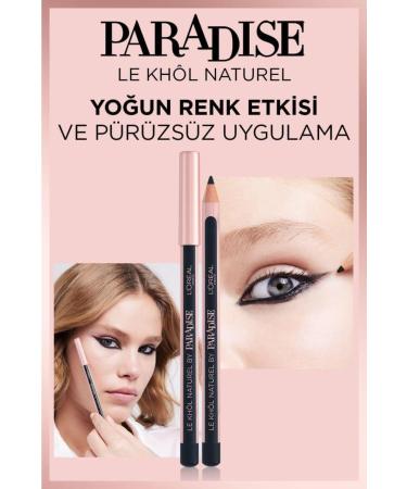 L'Oreal Paris Brown Eye Pencil - L'or al Paris Paradise Le Khol Eye Pencil 102 Pure Espresso
