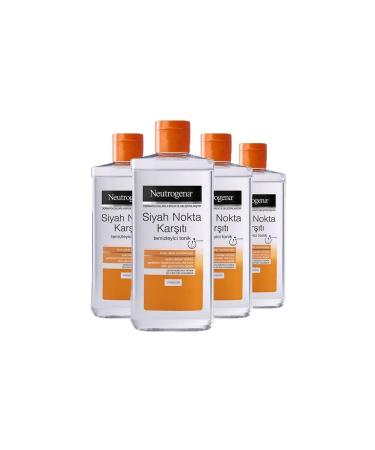 Neutrogena Visibly Clear Blackhead Cleansing Toner 200 Ml X 4