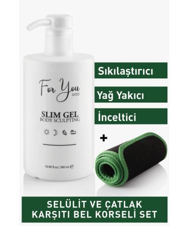 For You Gold Slim Gel Slimming - Firming - Fat Burning - Regional Slimming - Anti-Stretch and Cellulite Cream 500ml - Buy Online on GoSupps.com