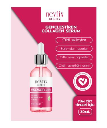 Beauty Collagen Hyaluronic Acid Vitamin C Serum 30 Ml Aloe Vera