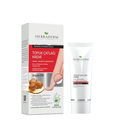 Herbaderm Foot and Heel Crack Care Cream with Argan Oil 60 Ml X2 - Buy Online on GoSupps.com