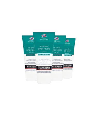 Neutrogena Norwegian Formula Fast Absorbing Foot Cream 100 Ml X 4