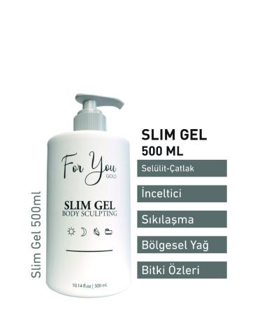 For You Gold Slim Gel Slimming - Firming - Fat Burning - Regional Slimming - Anti-Stretch and Cellulite Cream 500ml - Buy Online on GoSupps.com