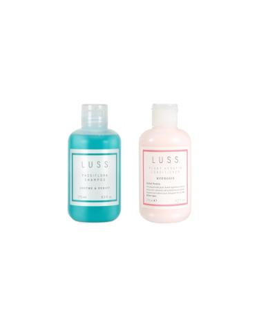 LUSS Passiflora Shampoo - Fast Growth Vitamin C Additive and Plant Keratin Conditioner 2-Piece Set