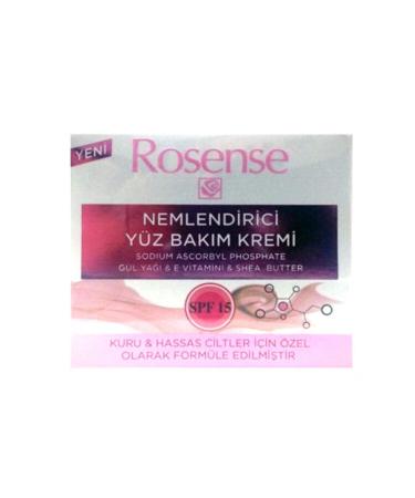 Rosense Moisturizing Face Care Cream Spf 15 50 ml