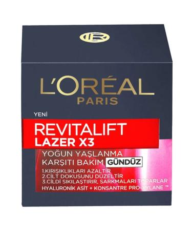 L'Oreal Paris Revitalift Laser X3 Intensive Anti-Aging Night Care Cream 50 ml - Buy Online on GoSupps.com