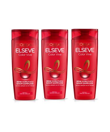 Elseve Color Protection and Moisturizing Shampoo Set of 3 360ml 3600522159407
