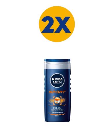 NIVEA Sport Shower Gel 250 ml x2