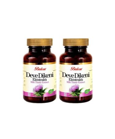 Balen Milk Thistle Extract 300 Mg 60 Capsules 2 Pieces