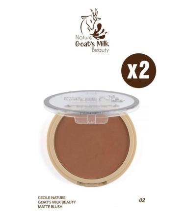 Cecile Goat Milk Matte Blush 02 Set of Two