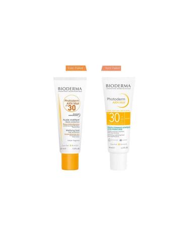 Bioderma Photoderm Akn Mat SPF30 Sunscreen with Mattifying Effect for Combination and Oily Skin 40ml - Buy Online on GoSupps.com