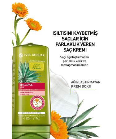 Yves Rocher Shine Conditioner - 200 Ml - Buy Online on GoSupps.com