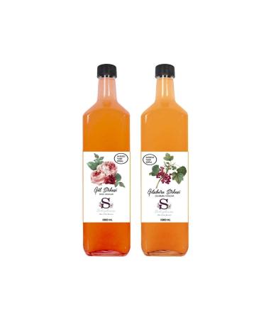 Suheylaana Natural Rose Vinegar 1000 Ml - Natural Gilaburu Vinegar 1000 Ml