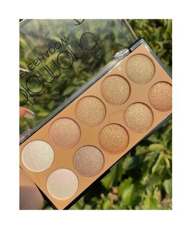 White Lily Cosmetics Diamond Model 10-Piece Eyeshadow Palette