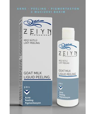 Zeiyn Goat Milk Liquid Peeling 3 In 1 Acne - Peeling - Pigmentation 125 Ml 4.23 Fl Oz