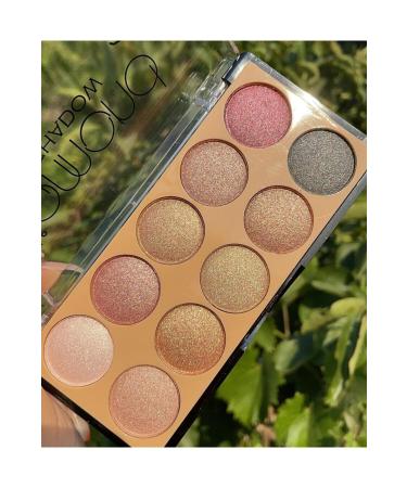 White Lily Cosmetics Diamond Model 10-Piece Eyeshadow Palette