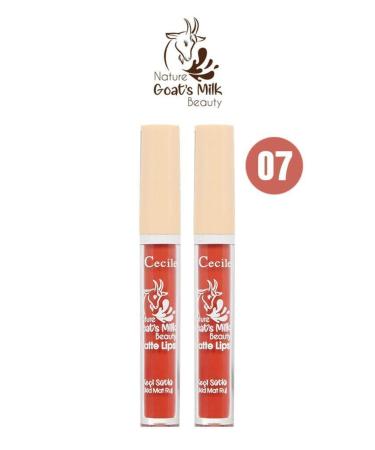 Cecile Goat Milk Matte Lips 07 X2