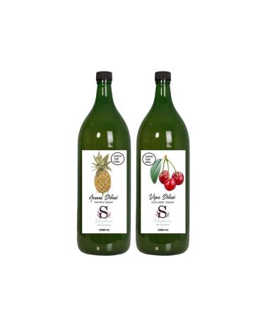 S heylaana Natural Pineapple Vinegar 2000 Ml - Natural Cherry Vinegar 2000 Ml