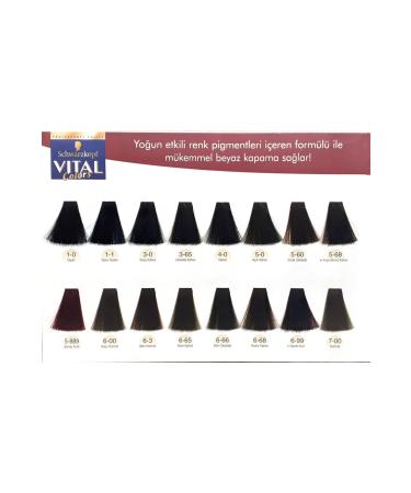 Schwarzkopf Vital Colors Hair Dye Violet Red-6-99 Hass Oxidant 60 Ml. (3 PIECES) - Buy Online on GoSupps.com
