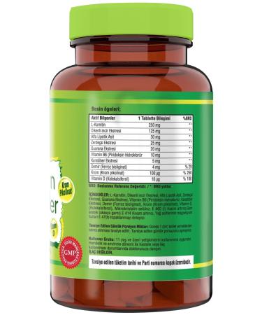 Ncs L-carnitine Chromium Picolinate 100 Mcg Chromium Picolinate 60 Tablets - Buy Online on GoSupps.com