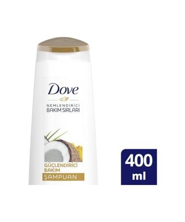 Dove Coconut Oil Turmeric Oil Strengthening Care Shampoo 400 Ml 6 Pieces - Buy Online on GoSupps.com