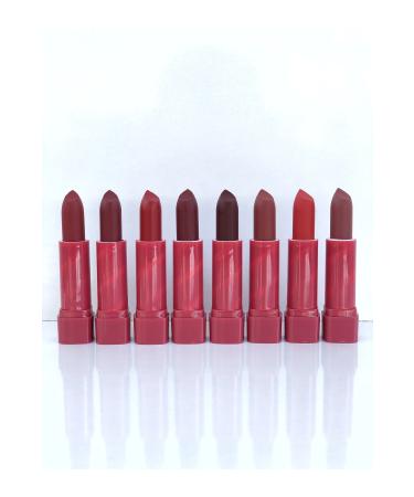 AILY COSMETICS Rose 8 Pieces 3d Matte Lipstick