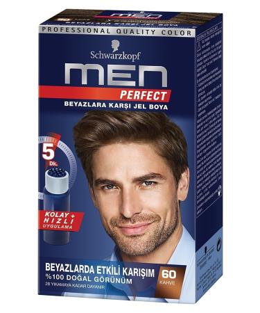 Schwarzkopf Men Perfect Hair Dye No: 60 Brown