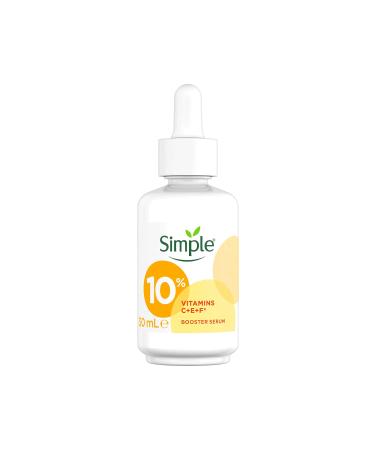 Simple Booster Serum C+F+E Vitamin For Younger Looking and Brighter Skin 30 ml - Buy Online on GoSupps.com