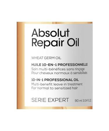 L'oreal Professionnel Serie Expert Absolut Repair 10 In 1 10 Effective Miracle Super Care Oil for Damaged Hair 90 Ml. - Buy Online on GoSupps.com