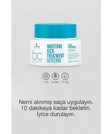 Bonacure Bc Clean Moisture Recharge Shampoo for Dry Hair 250ml Moisture Recharge Mask 200ml - Buy Online on GoSupps.com