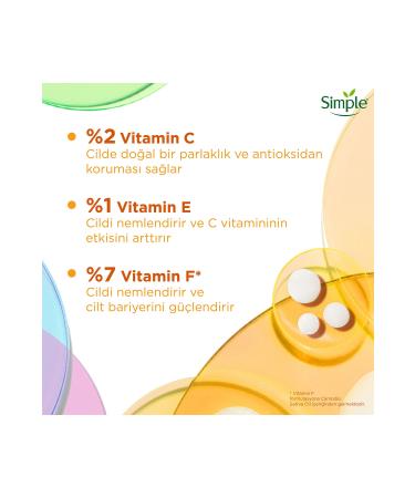 Simple Booster Serum C+F+E Vitamin For Younger Looking and Brighter Skin 30 ml - Buy Online on GoSupps.com