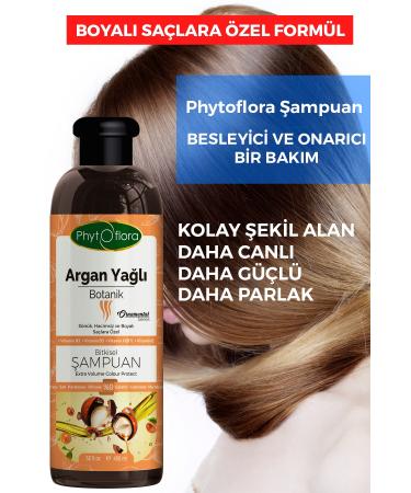Phytoflora Salt-Free Herbal Shampoo with Argan Oil for Sensitive Dull Volumeless and Dyed Hair - Buy Online on GoSupps.com