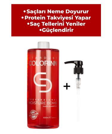 Colorinn Moisture Bomb 1000 Ml Shampoo - Buy Online on GoSupps.com