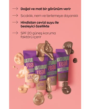 Avon Real Natural Finish Liquid Foundation 30 Ml. Medium Beige - Buy Online on GoSupps.com