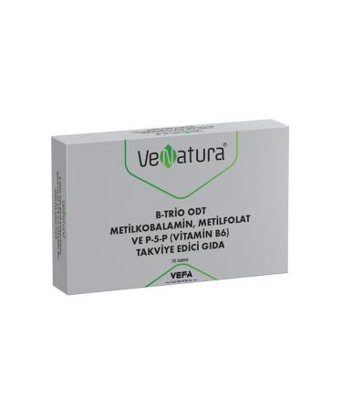 Venatura B-trio Odt Methylcobalamin Methylfolate and P-5-p Food Supplement 30 Tablets