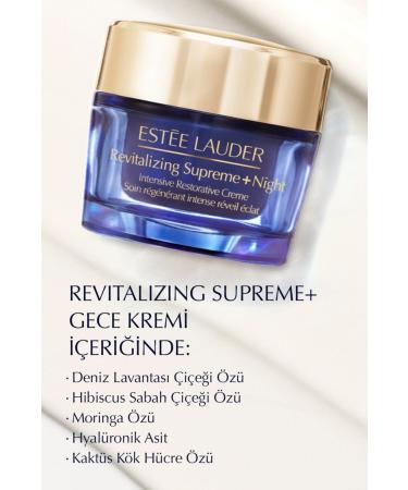 Estee Lauder Night - Revitalizing Supreme+ Night Anti-Aging Moisturizing Cream 2x Concentrate Formula 50ml - Buy Online on GoSupps.com