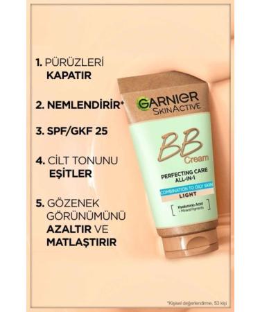 Garnier Bb Cream Oil Free Light Std - Buy Online on GoSupps.com