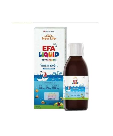 NEW Life Accessories Efa Liquid Tutti Frutti Fish Oil