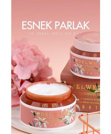 Jigott Edelweiss Flower Essence Moisturizing Cream - Flower Series 100 ml - Buy Online on GoSupps.com