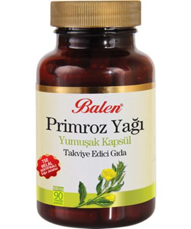 Balen Evening Primrose Oil Primrose 650 Mg*90 Capsules