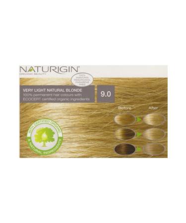 Naturigin Organic Hair Dye 9.0 Very Soft Natural Blonde - Buy Online on GoSupps.com