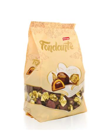 Elvan Fondante Caramel Toffee 500 Gr. (1 Bag).