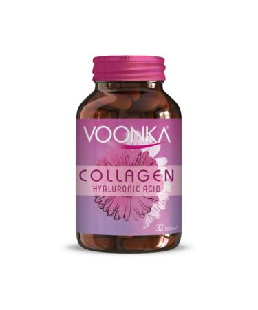 Voonka Collagen Beauty Hyaluronic Acid 32 Tablets Collagen Collagen - Buy Online on GoSupps.com