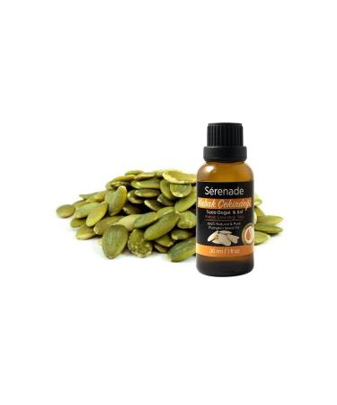 Serenade Organic Pumpkin Seed Oil Cold Pressed Oil 0 Natural 30 Ml