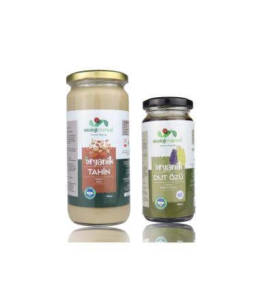Ecology Market Organic Tahini 500 gr and Mulberry Extract 300 gr