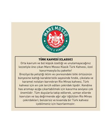 Mare Mosso Caffe Vendite Classic Turkish Coffee (GROUND) 1 Kg. - Buy Online on GoSupps.com